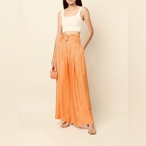 Eudon Choi Wide Leg High Waisted Trousers Size 2